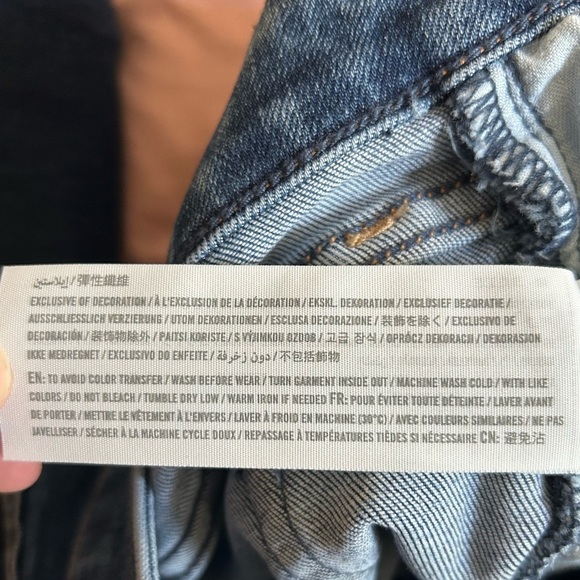 Abercrombie & Fitch Curve Love Super Skinny Ankle High Rise Jeans Size 29/8 - Picture 9 of 9